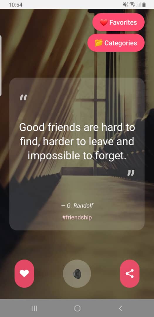 Home screen screenshot